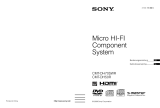 Sony CMT-DH50R Bedienungsanleitung