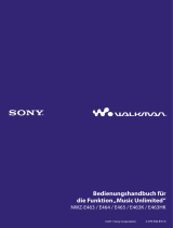 Sony NWZ-S765 Bedienungsanleitung