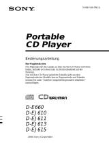 Sony D-E660 Bedienungsanleitung