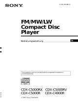 Sony CDX-C4900R Bedienungsanleitung