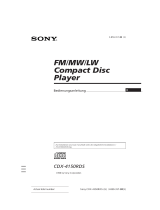 Sony CDX-4150RDS Bedienungsanleitung