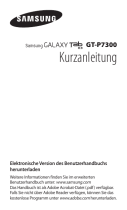 Samsung GT-P7300/M16 Schnellstartanleitung