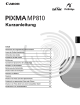 Canon PIXMA MP810 Bedienungsanleitung
