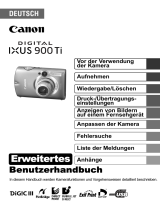 Canon Digital IXUS 900 TI Bedienungsanleitung