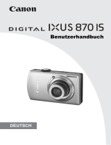 Canon Digital IXUS 870 IS Bedienungsanleitung
