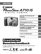 Canon A710 IS Bedienungsanleitung