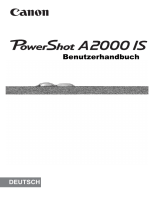 Canon PowerShot A2000 IS Bedienungsanleitung