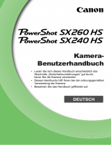 Canon POWERSHOT SX260HS Benutzerhandbuch