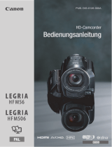 Canon LEGRIA HF M56 Bedienungsanleitung