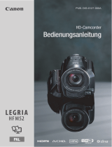Canon LEGRIA HF M52 Bedienungsanleitung