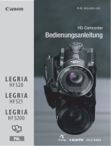 Canon Legria HFS200 Bedienungsanleitung