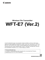 Canon Wireless File Transmitter WFT-E7 B Bedienungsanleitung