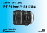 Canon EF-S 17-85mm f/4-5.6 IS USM Bedienungsanleitung