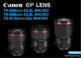 Canon TS-E 90mm f/2.8L MACRO Bedienungsanleitung