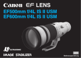 Canon EF 500mm f/4L IS II USM Bedienungsanleitung