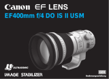 Canon EF 400mm f/4 DO IS II USM Bedienungsanleitung