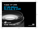 Canon EF 100-400mm f 4.5-5.6L IS USM Bedienungsanleitung