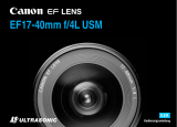 Canon EF 17-40mm f/4L USM Bedienungsanleitung