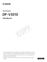 Canon DP-V3010 Bedienungsanleitung