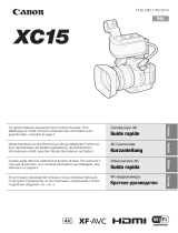 Canon XC15 Schnellstartanleitung