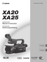 Canon XA25 Bedienungsanleitung