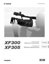 Canon XF 305 Benutzerhandbuch