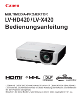 Canon LV-HD420 Benutzerhandbuch
