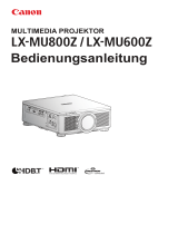 Canon LX-MU600Z Benutzerhandbuch