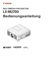 Canon LX-MU700 Benutzerhandbuch