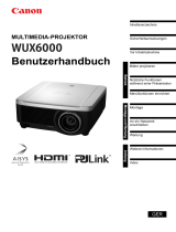 Canon XEED WUX6000 Benutzerhandbuch