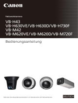Canon VB-M620D Bedienungsanleitung