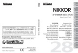 Nikon AF-S NIKKOR 28mm f/1.8G Benutzerhandbuch