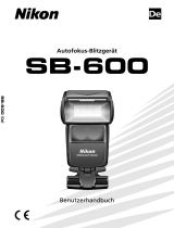 Nikon SB-600 Blitz Benutzerhandbuch