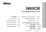 Nikon AF-S NIKKOR 50mm f/1.4G Benutzerhandbuch