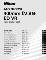Nikon AF-S NIKKOR 400mm f/2.8G ED VR Benutzerhandbuch