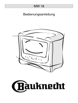 Bauknecht MW 18/AW/2 Benutzerhandbuch