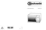 Bauknecht MCHD 2134 WS Benutzerhandbuch