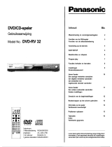 Panasonic DVDRV32 Bedienungsanleitung
