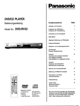 Panasonic DVDRV32 Bedienungsanleitung