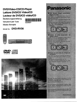 Panasonic DVDRV36 Bedienungsanleitung