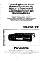 Panasonic CQE01L Bedienungsanleitung