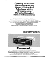 Panasonic CQFX65 Bedienungsanleitung