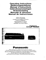Panasonic CXDP60E Bedienungsanleitung