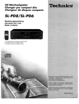Panasonic SL-PD8 Bedienungsanleitung