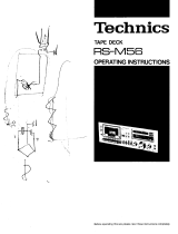 Technics RSM56 Bedienungsanleitung