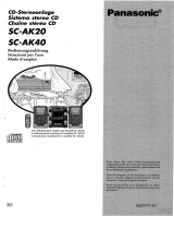 Panasonic SCAK20 Bedienungsanleitung