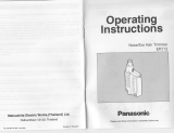 Panasonic ER112 Bedienungsanleitung