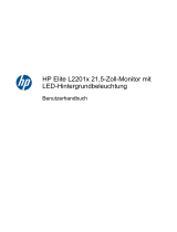 HP Elite L2201x 21.5-inch LED Backlit LCD Monitor Benutzerhandbuch