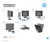 HP ProDisplay P17A 17-inch 5:4 LED Backlit Monitor Schnellstartanleitung
