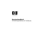 HP f2304 23-inch High Def LCD Monitor Benutzerhandbuch